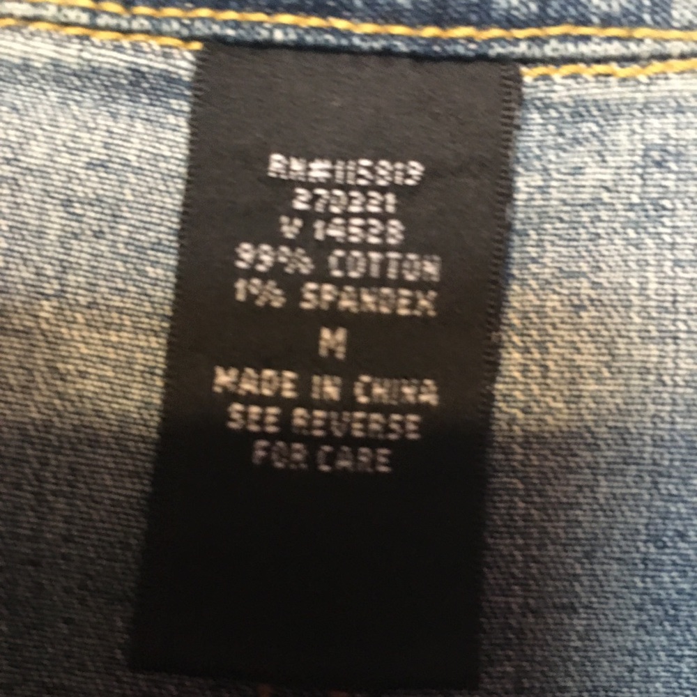 Vintage Pierre Cardin Blue Jean Jacket  Item #064 - Picture 7 of 8